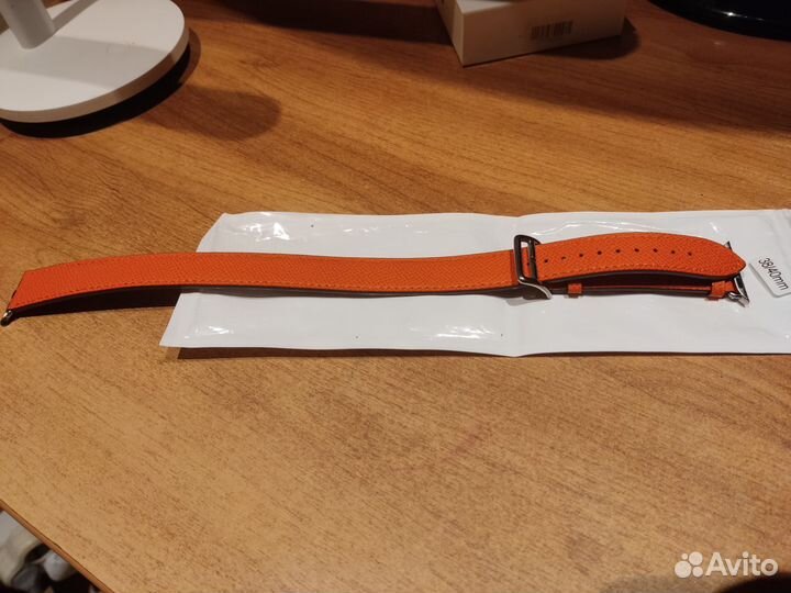 Кожаный ремешок Hermes Apple watch 3\4/5/6/7/8