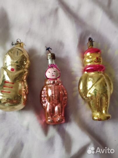 Новогодние елочные игрушки СССР