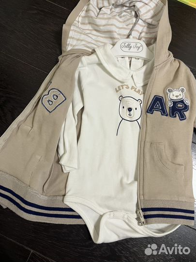 Новый жакет и боди для мальчика 80 Турция