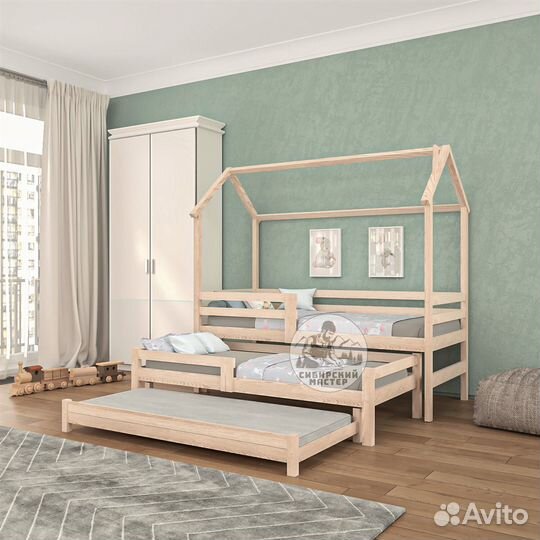 Двухъярусная кровать безопасная