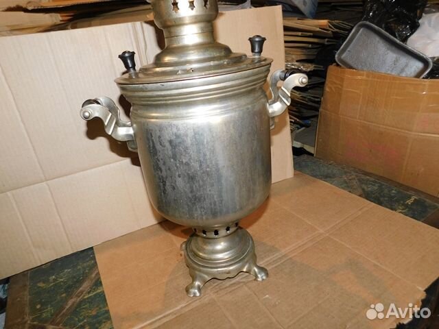 Качественный, советский угольный самовар Тула-Штам