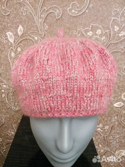 Вязаный французский берет