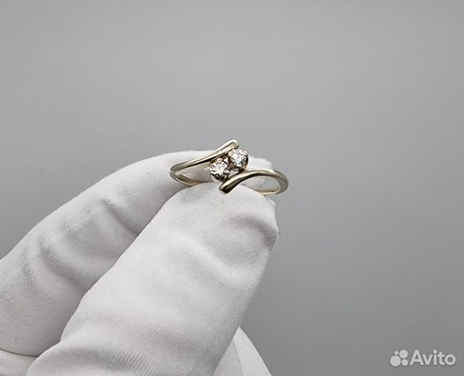 Золотое Кольцо 585 пробы с бриллиантами. Рассрочка