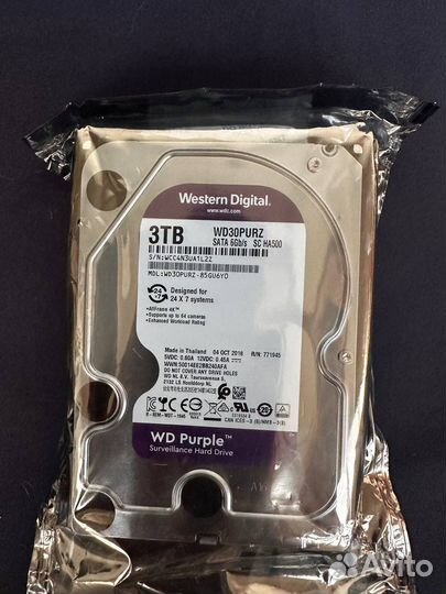 Жесткий диск WD Purple 3TB