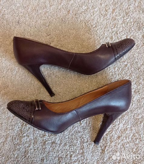 Туфли женские кожаные 40
