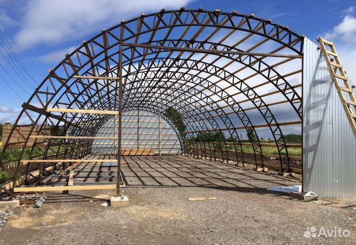 Строительство складов, ангаров, теплиц