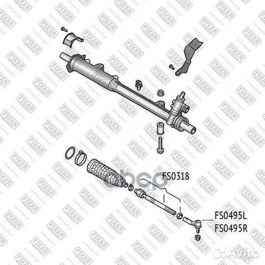 Тяга рулевая 7 06 02 02