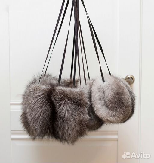 Новые муфты мех блюфрост чернобурка