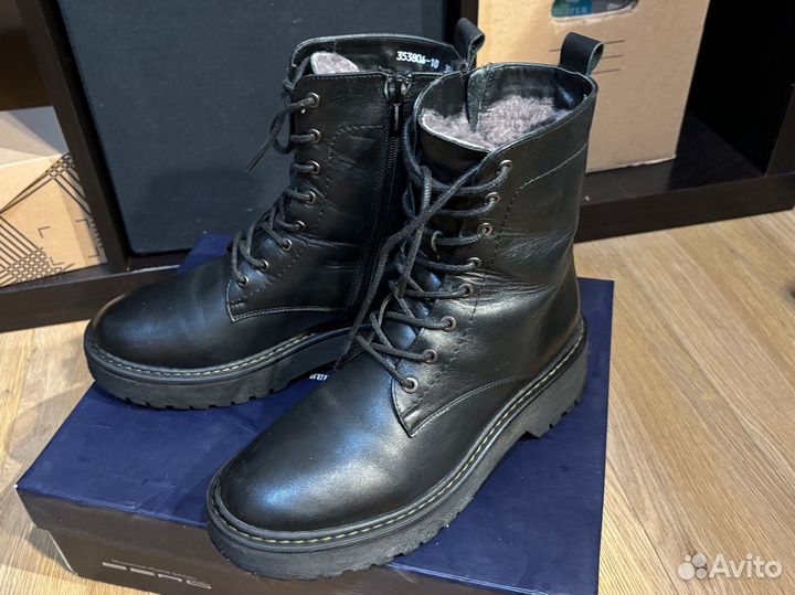 Зимние ботинки berg 39 из натуральной кожи