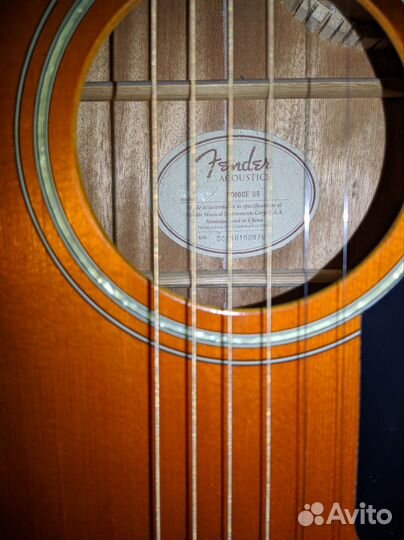 Электроакустическая гитара Fender CD-60CE SB