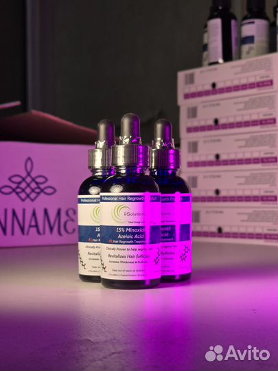 Миноксидил 15% + Мизороллер