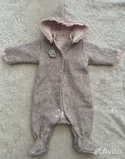 Теплый комбинезон Трия со съемным капюшоном