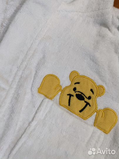 Новый махровый халат Винни Пух 3-4 года, Турция