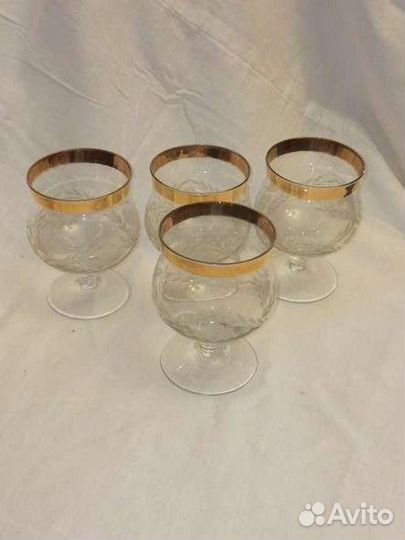 Стаканы, рюмки, фужеры,бокалы по 6 шт