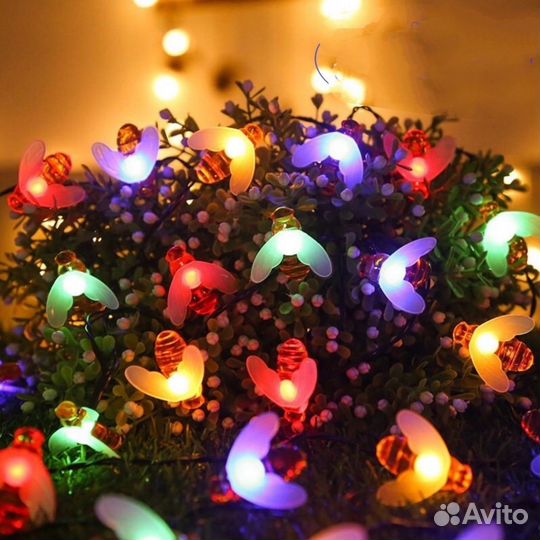 Гирлянда нить пчёлки новая