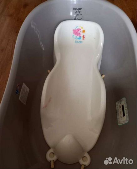 Ванночка для купания с горкой