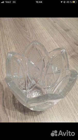 Хрустальная ваза