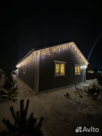 Световое украшение домов