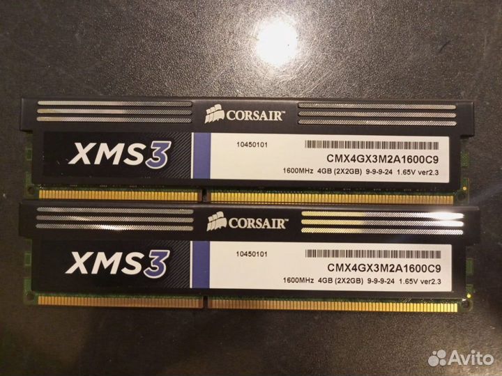 Dimm DDR3 2Gb + 2Gb Corsair XMS3 / 1600Mhz