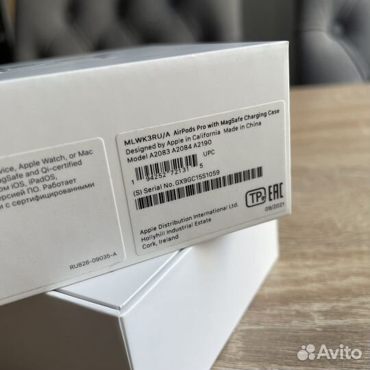 Беспроводные наушники apple airpods pro 1