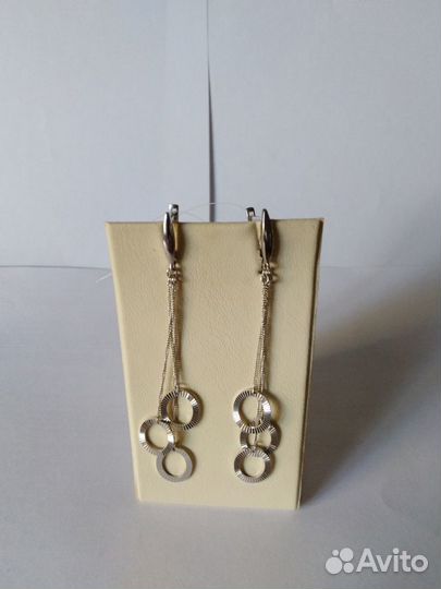 Серьги серебро