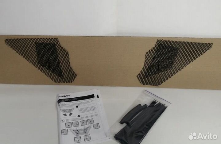 Комплект защитных сеток радиатора Nissan Qashqai