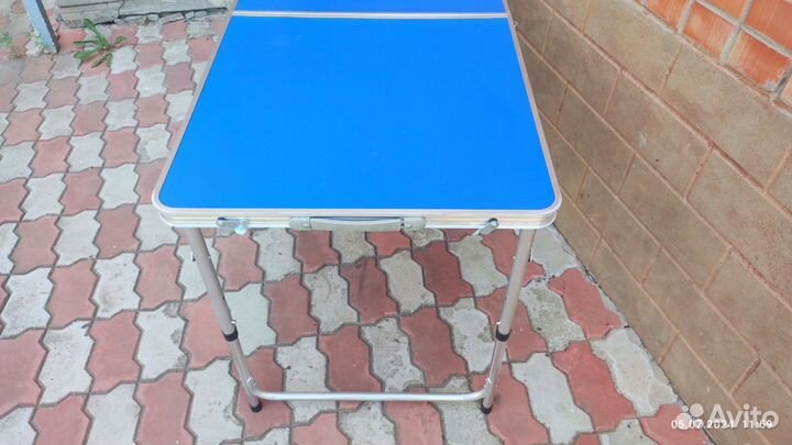 Раскладной туристический стол со стульями