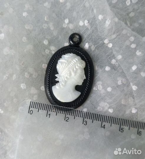 Подвеска камея винтаж СССР