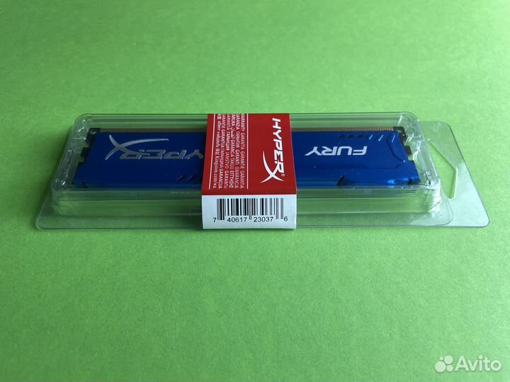 DDR3 4 GB 1600Mhz HyperX Fury новая С гарантией