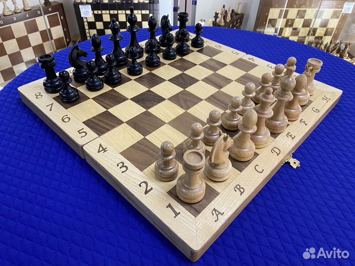 Шахматы шпонированные 