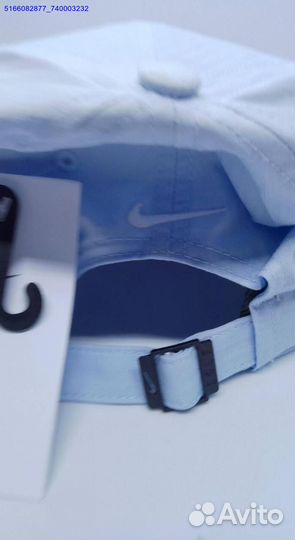 Бейсболки nike бело-голубые (Арт.66724)