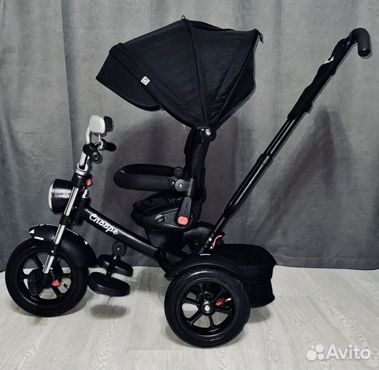 Велосипед коляска с ручкой