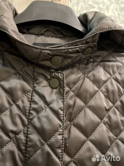 Стеганное пальто zara m