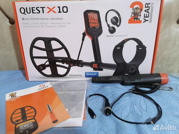 Металлоискатель Quest x10 IDmaxx