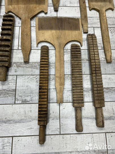 Деревянные предметы старинного быта Винтаж