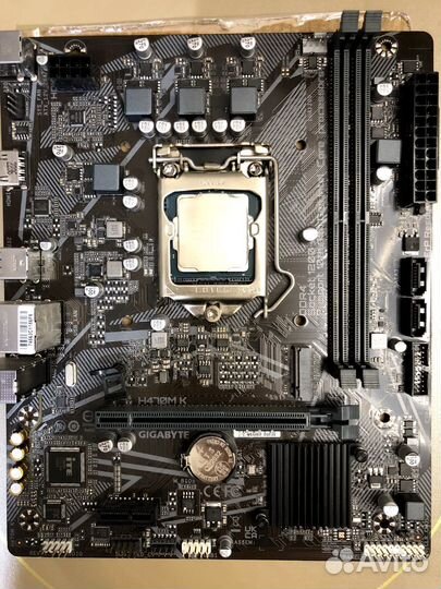 Комплект мат.плата проц память охлаждение