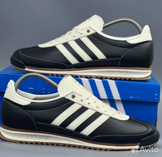 Adidas SL 72 Core Black Leather Черные