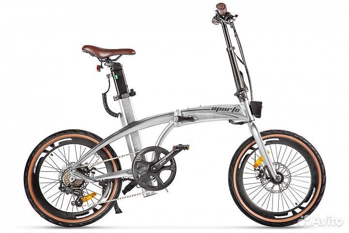 Электровелосипед Sporto Фиолетовый-2716