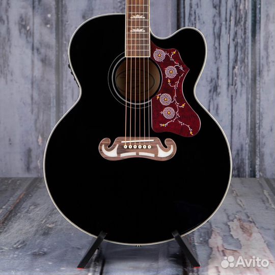 Гитара Epiphone J-200 EC Studio Black