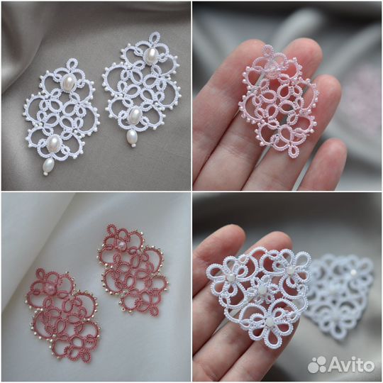 Серьги ручная работа