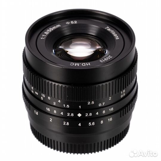 Объектив 7artisans 50mm F1.8 Fuji X