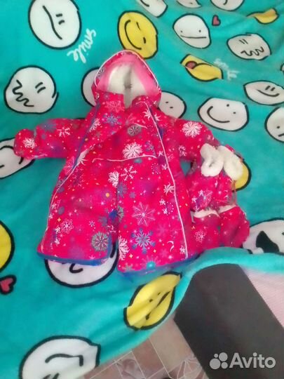 Комбинезон демисезонный 80 новый и ходунок