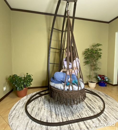 Подвесные качели гамак