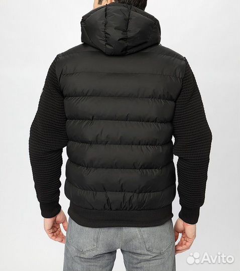 Куртка EA7 с вязаными рукавами