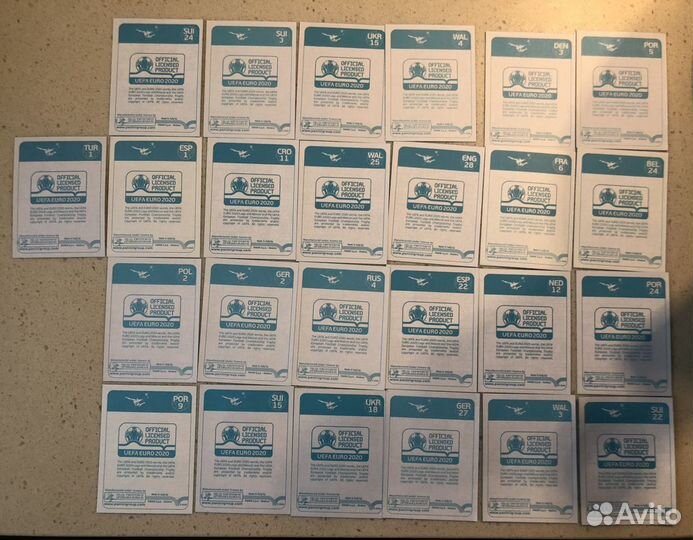 Наклейки uefa euro 2020