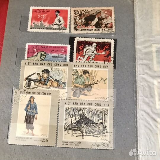 Старинный альбом с марками СССР