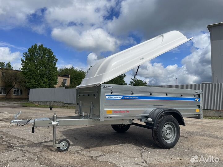 Прицеп легковой с крышкой 2,5х1,3х0,5 Кремень