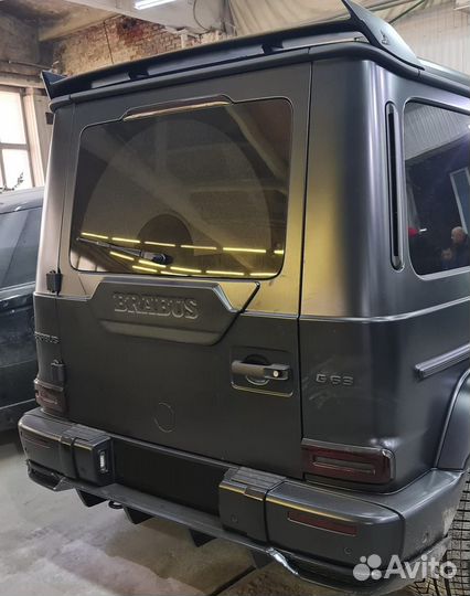 Тюнинг накладка запасного колёса Mercedes W463