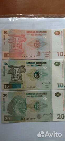 Банкноты Конго