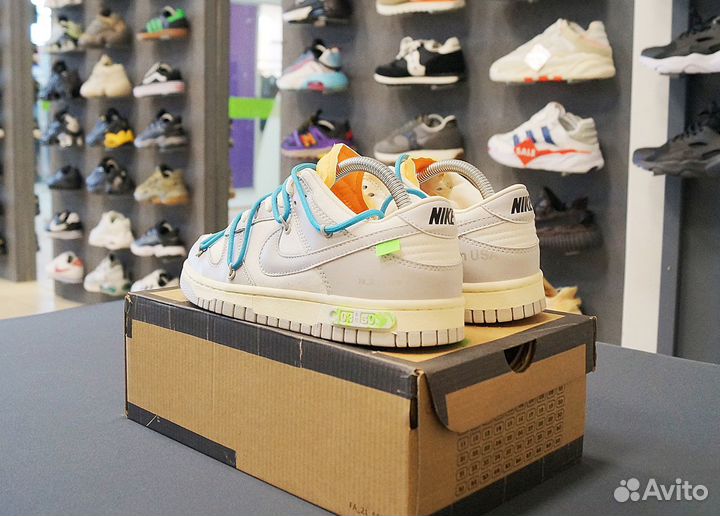 Кроссовки Nike SB Dunk low x Off White